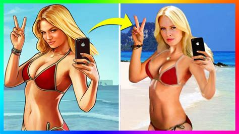 Who Is The Gta 5 Bikini Selfie Girl In Real Life Youtube