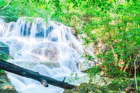 Erawan Waterfall Erawan National Park At Kanchanaburi In