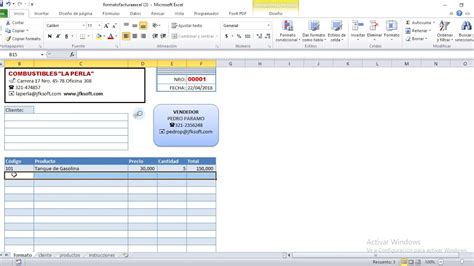 Formato De Factura En Excel Xls Editirzen Vrogue