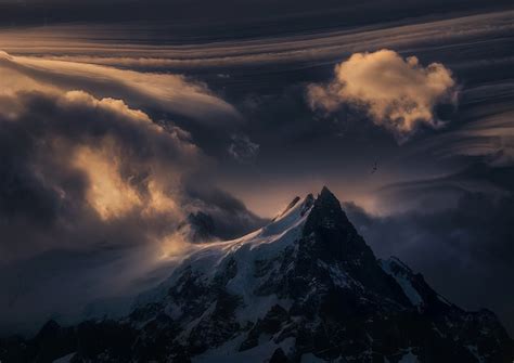 2048x827 Landscape Mountain Clouds Wallpaper Coolwallpapersme