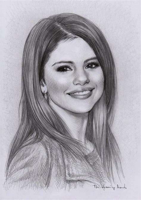 Selena Gomez Selena Gomez Drawing Portrait Sketches Selena Gomez Sketch
