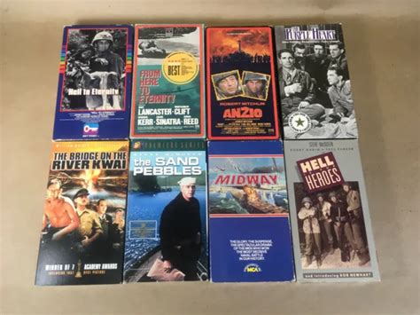 Classic Vhs Movies Lot Of 8 Vhs Tapes 2 New 6 Watched Once Htf Oop Eur 1408 Picclick Fr