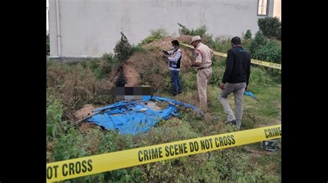 charred body of unidentified woman found near shamshabad charred body of unidentified woman