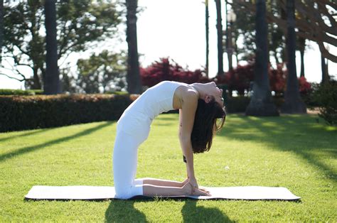 CAMEL POSE Ustrasana Private Yoga Instructor Catherine Tingey Santa Monica And Los Angeles