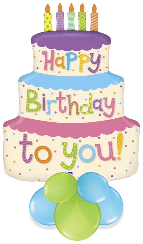 Happy Birthday To You Cake Balloon Delivery Balloon Monkey