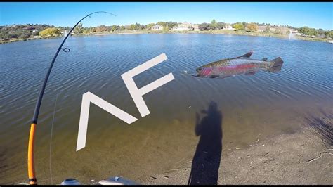 Urban Trout Fishing In Payson Arizona Green Valley Lakes Youtube