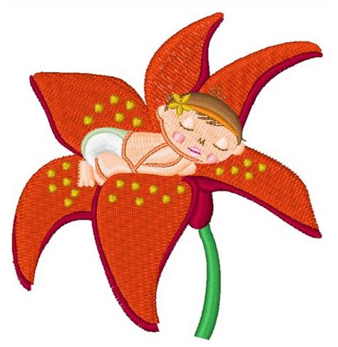 Baby Flower Embroidery Design Annthegran