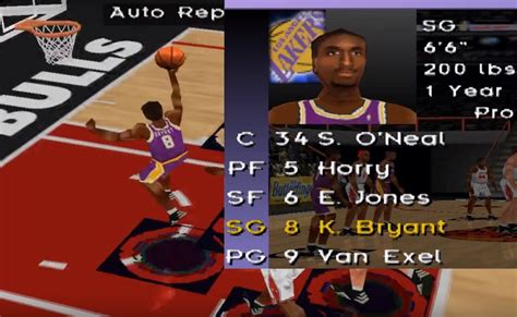 Kobe Bryant In Video Games Through The Years Hoopshype