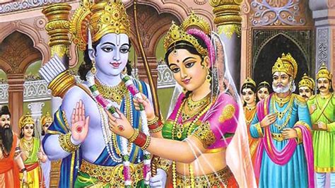 Mother Sita Garlands The Lord Sastra Caksu