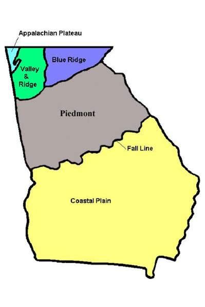 Georgias Geographic Regions