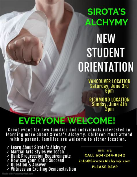 New Student Orientations Sirotas Alchymy