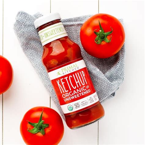 Organic Unsweetened Ketchup Primal Kitchen Benefits Of Organic Food Organic Recipes