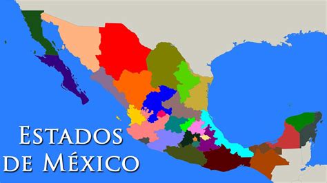 ¿Cuáles son los 32 Estados de México y sus capitales? [Especial] - YouTube