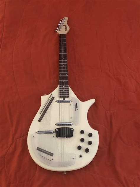 Jerry Jones Master Electric Sitar White Crackle Reverb
