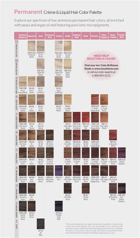On each chart, each row increases the hue by 5. Clairol Professional Hair Color Chart er så kjent, men ...