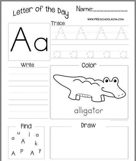 Free Printable Pre K Worksheets For A Head Start On Learning Style