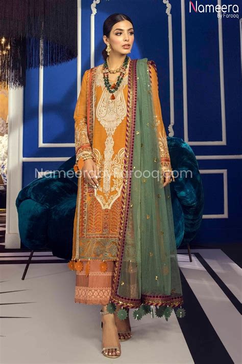 Pakistani Eid Dresses 2021 Latest Eid Dresses Online Nameera By Farooq