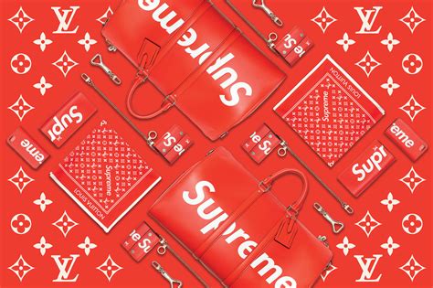 First Look At The Louis Vuitton And Supreme Collection Allure Art