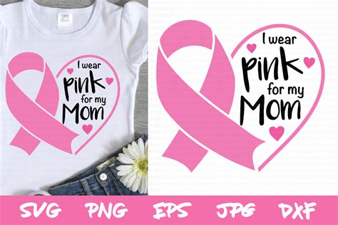 Breast Cancer Svg, I Wear Pink (Graphic) by thejaemarie · Creative Fabrica