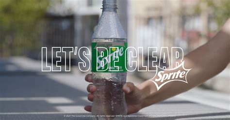 Sprite Says ‘lets Be Clear With First Ever Global Marketing Campaign