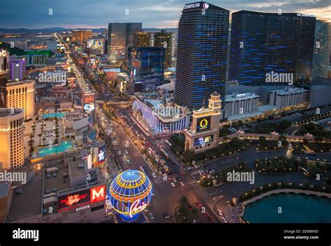 Las Vegas Strip Stock Photo Alamy