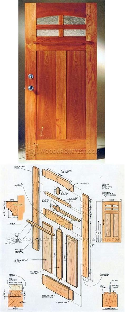 front door plans door construction and techniques door plan woodworking