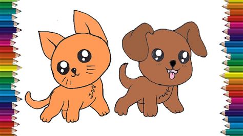 Https://tommynaija.com/draw/how To Draw A Cat And Dog