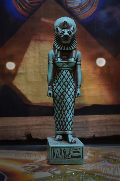 Statue Of The Goddess Sekhmet Sekhmet The God Of War Altar Statue