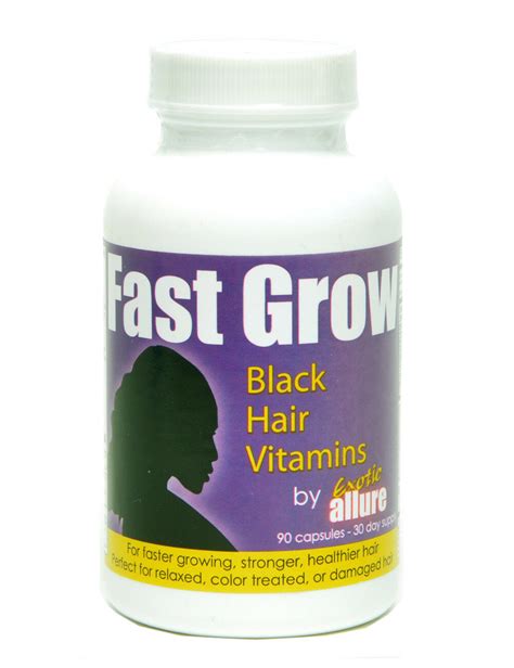 Where hair loss is the result of vitamin or mineral deficiency, supplements can therefore do a world of good. Fast Grow - Best Hair Vitamins for Faster African American ...