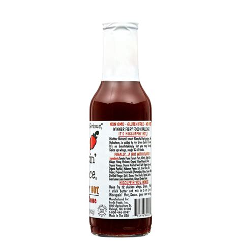 Hiccuppin Hot ® Habanero Sauce 5 Oz Bone Suckin Sauce Official