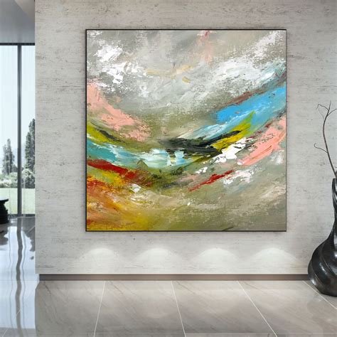 Luxury Wall Art Large Wall Art Abstract Painting Bedroom Etsy