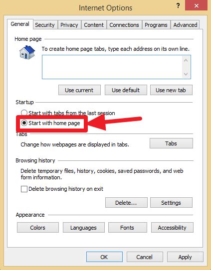 Homepage Ninja How To Change Your Internet Explorer Default Homepage