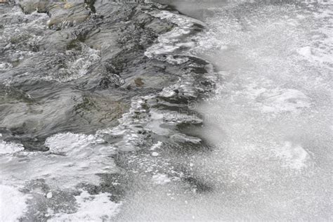Frozen River Stock Photo Image Of Texture White Cold 38133208