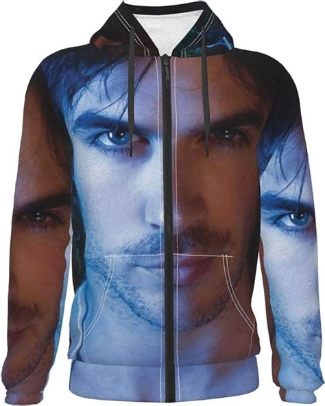 The Vampire Diaries Hooded Sweater 3d Printed Zipper Coat
