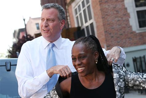 nyc mayoral candidate bill de blasio holds press conference dennis kneale