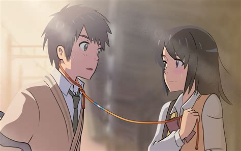 Anime Your Name Mitsuha Miyamizu Taki Tachibana Kimi No Na Wa