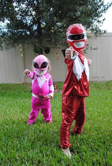 Maybe you would like to learn more about one of these? Power Ranger Costumes for the kids. I didn't make the masks... | Fun halloween party games ...