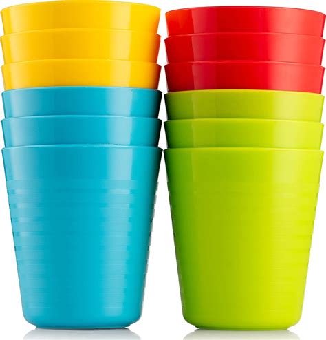 Kids Cups By Plaskidy The Toddler Cup Pack Includes 12 Plastic Cups