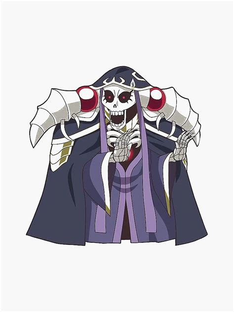 Overlord Ainz Ooal Gown Sticker By Lawliet1568 Anime Overlord