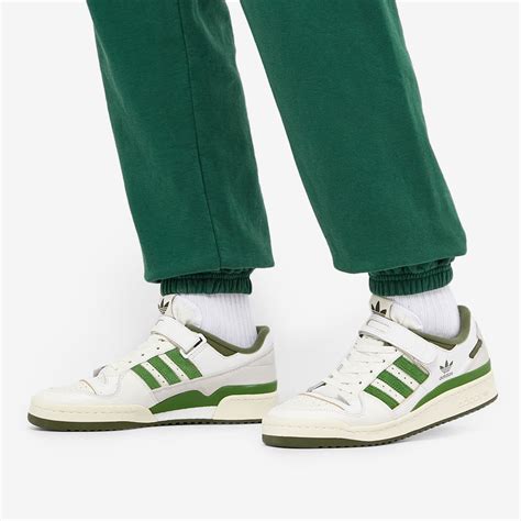 Adidas Forum 84 Low White Crew Green And Wild Pine End Us