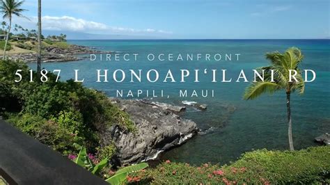 Oceanfront Estate In Napili Maui Honu Hale L Honoapiilani Rd