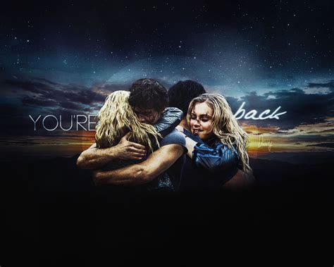 Submitted 6 years ago by aarakke. You're BACK by JuliaDiary on DeviantArt | The 100 show, Bellarke, The 100
