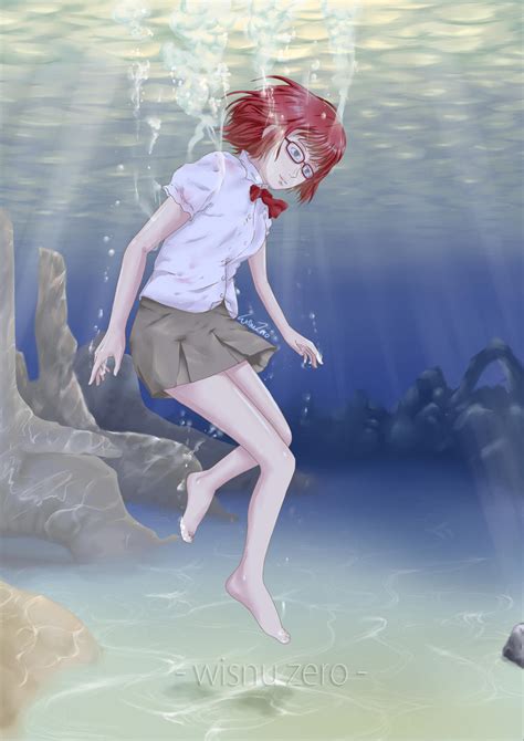 Underwater Anime Art By Wisnuzero On Deviantart