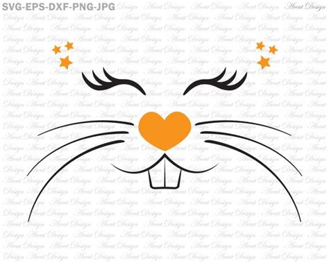 This product is digital file in svg format only. Bunny Face Svg easter bunny svg easter svg bunny svg | Etsy