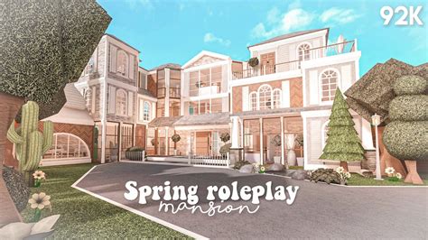 Spring Roleplay Mansion Bloxburg Build Youtube