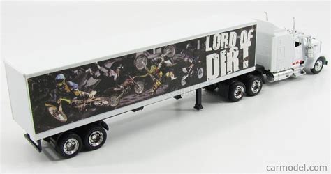 Newray Scale Kenworth W Truck Lord Of Dirt Cross White