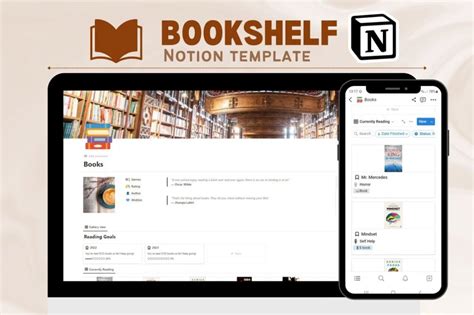 Bookshelf Dashboard Notion Template In 2022 Notions Templates