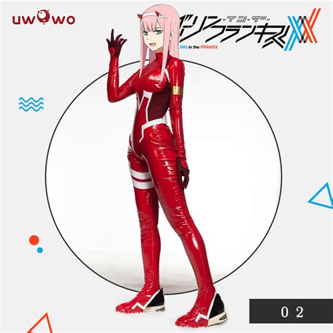 Uwowo Anime Darling In The Franxx Cosplay Costume Zero Two Code 002 Bo Uwowo Cosplay