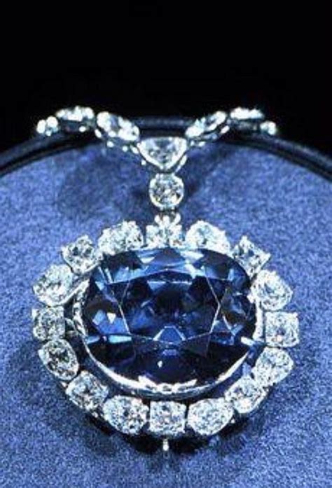 The Hope Diamond 4552 Carats Of Blue Magnificence Jewelry Colored