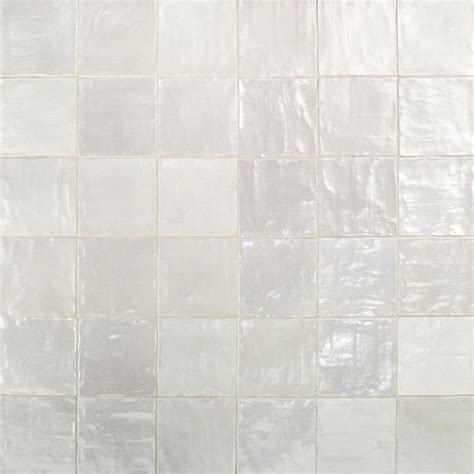 Montauk Fog 4x4 Porcelain Tile Straight Edge Bullnose Tile Grouting